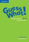 Guess What! Levels 3-4 Teacher's Resource and Tests CD-ROMs - Book