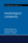 Morphological Complexity - Book