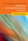 The Cambridge Handbook of Applied Psychological Ethics - Book