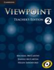 Viewpoint Level 2 Teacher's Edition with Assessment Audio CD/CD-ROM - Book