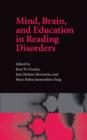 Mind, Brain, and Education in Reading Disorders - Book
