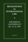 Recognition in International Law - Book