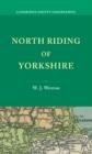 North Riding of Yorkshire - Book