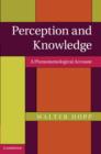 Perception and Knowledge : A Phenomenological Account - Book