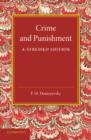 Crime and Punishment : A Stressed Edition - Book