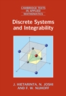 Discrete Systems and Integrability - Book