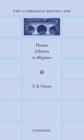 Horace: A Return to Allegiance : The Lewis Fry Memorial Lectures, University of Bristol 1932 - Book