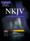 NKJV Clarion Reference Bible, Black Calf Split Leather, NK484:X - Book