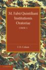 M. Fabii Quintiliani Institutionis Oratoriae Liber I : Edited with Introduction and Commentary - Book