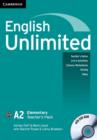 English Unlimited Elementary A and B Teacher's Pack (Teacher's Book with DVD-ROM) - Book