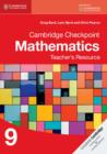 Cambridge Checkpoint Mathematics Teacher's Resource 9 - Book