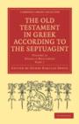 The Old Testament in Greek According to the Septuagint 2 Part Set - Book