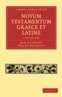 Novum Testamentum Graece et Latine 2 Volume Paperback Set: Volume SET - Book