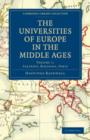 The Universities of Europe in the Middle Ages: Volume 1, Salerno, Bologna, Paris - Book