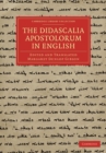 The Didascalia Apostolorum in English - Book