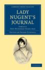 Lady Nugent's Journal : Jamaica One Hundred Years Ago - Book