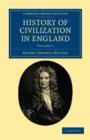 History of Civilization in England - Book