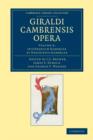 Giraldi Cambrensis opera - Book