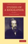 Studies of a Biographer - Book