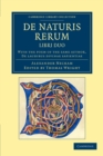 De naturis rerum, libri duo : With the Poem of the Same Author, De laudibus divinae sapientiae - Book