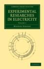 Experimental Researches in Electricity - Book