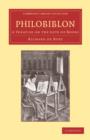 Philobiblon : A Treatise on the Love of Books - Book