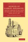 Memoir of Gabriel Beranger, and his Labours in the Cause of Irish Art and Antiquities, from 1760 to 1780 - Book