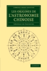 Les origines de l'astronomie chinoise - Book
