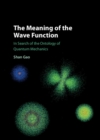 Meaning of the Wave Function : In Search of the Ontology of Quantum Mechanics - eBook