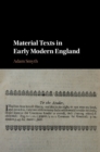 Material Texts in Early Modern England - eBook
