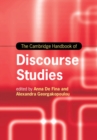 The Cambridge Handbook of Discourse Studies - Book