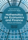 Mathematics for Economics and Finance : Methods and Modelling - Book