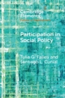 Participation in Social Policy : Public Health in Comparative Perspective - Book