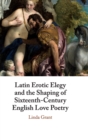 Latin Erotic Elegy and the Shaping of Sixteenth-Century English Love Poetry : Lascivious Poets - Book