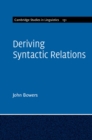 Deriving Syntactic Relations - eBook