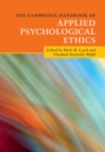 Cambridge Handbook of Applied Psychological Ethics - eBook