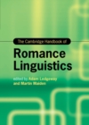 Cambridge Handbook of Romance Linguistics - eBook