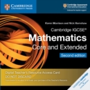 Cambridge IGCSE® Mathematics Core and Extended Cambridge Elevate Teacher's Resource Access Card - Book