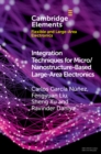 Integration Techniques for Micro/Nanostructure-Based Large-Area Electronics - Book