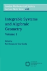 Integrable Systems and Algebraic Geometry: Volume 1 - Book