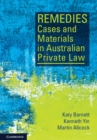 Remedies Cases and Materials in Australian Private Law - Book