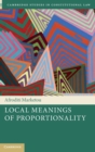 Local Meanings of Proportionality - Book