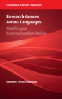 Research Genres Across Languages : Multilingual Communication Online - Book