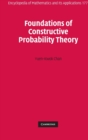 Foundations of Constructive Probability Theory - Book