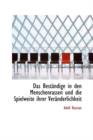 Das Bestandige in Den Menschenrassen Und Die Spielweite Ihrer Veranderlichkeit - Book