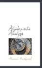 Algebraische Analysis - Book