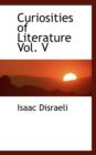 Curiosities of Literature Vol. V - Book