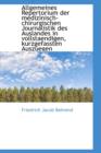 Allgemeines Repertorium Der Medizinisch-Chirurgischen Journalistik Des Auslandes in Vollstaendigen, - Book
