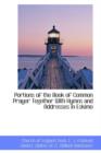 Portions of the Book of Common Prayer Together with Hymns and Addresses in Eskimo - Book