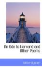 An Ode to Harvard and Other Poems - Book